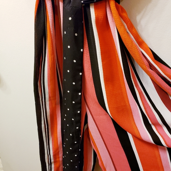 NEW Rabbit Striped Surplice Crop Jumpsuit - Picture 7 of 7